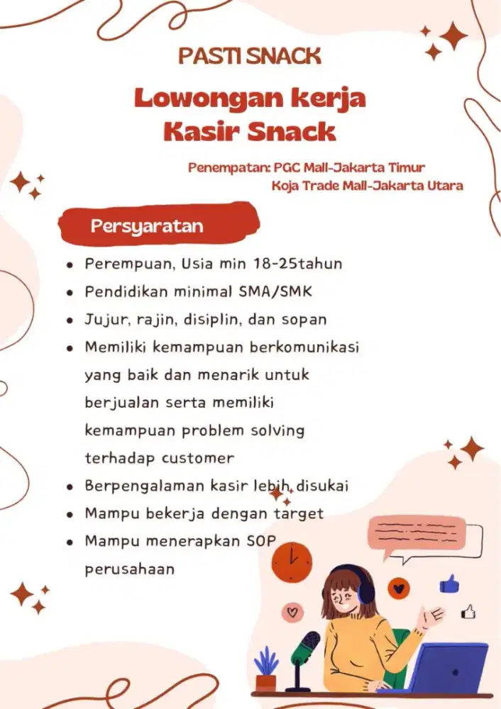 Lowongan Pekerjaan Kasir