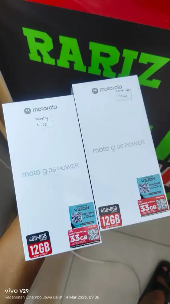 Motorola G06 POWER 4+8/128 7000Maah baru spesial promo