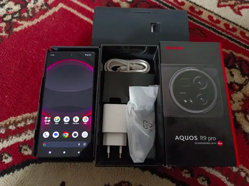 Sharp Aquis R9 Pro 5G 512GB Fullset Mulus Nominus Bisa Tt/Bt/Jual