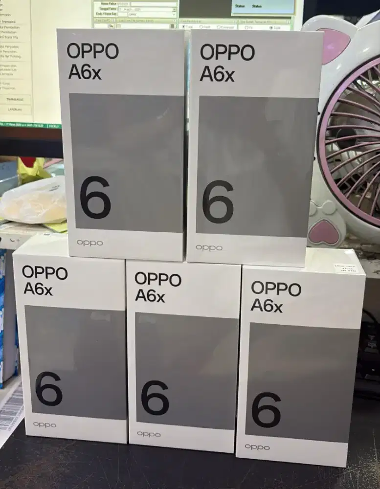 Oppo A6X ram 4+8/64GB Garansi resmi