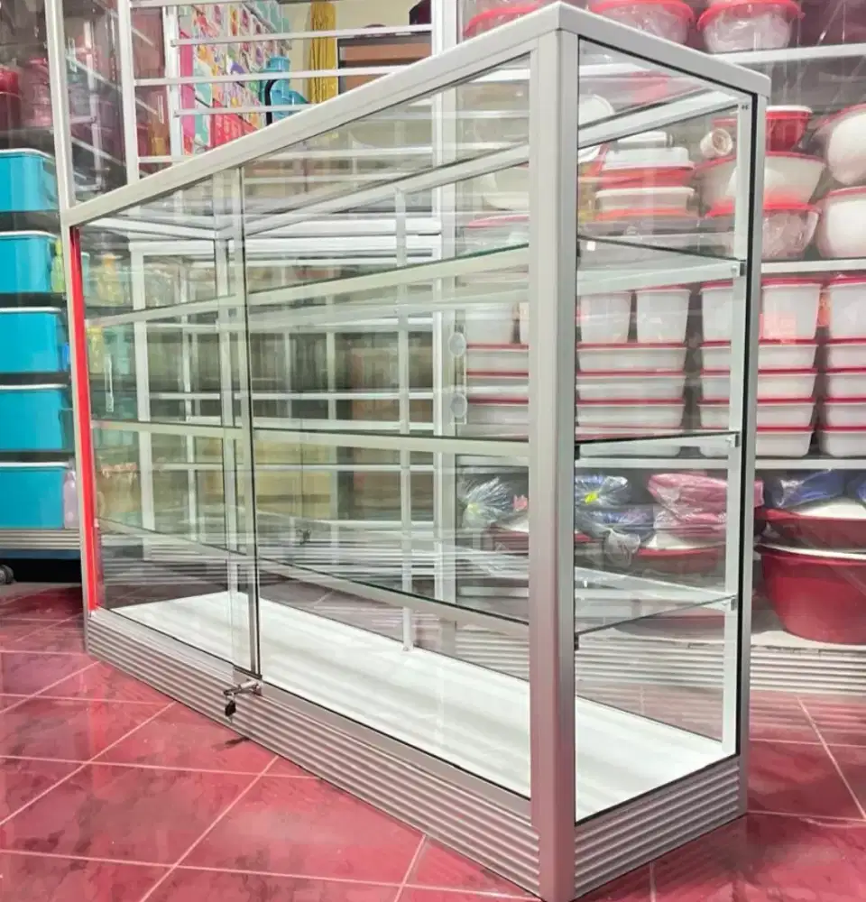 Di Jual Etalase Panjang 1,5Mx1M Siap Kirim