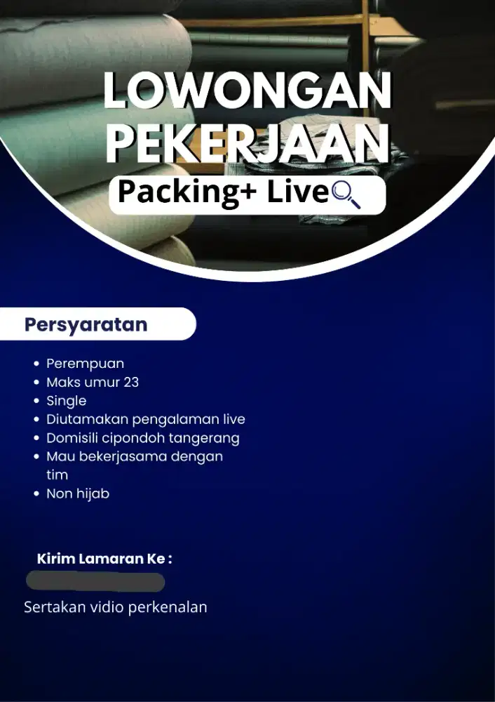 Lowongan khusus perempuan