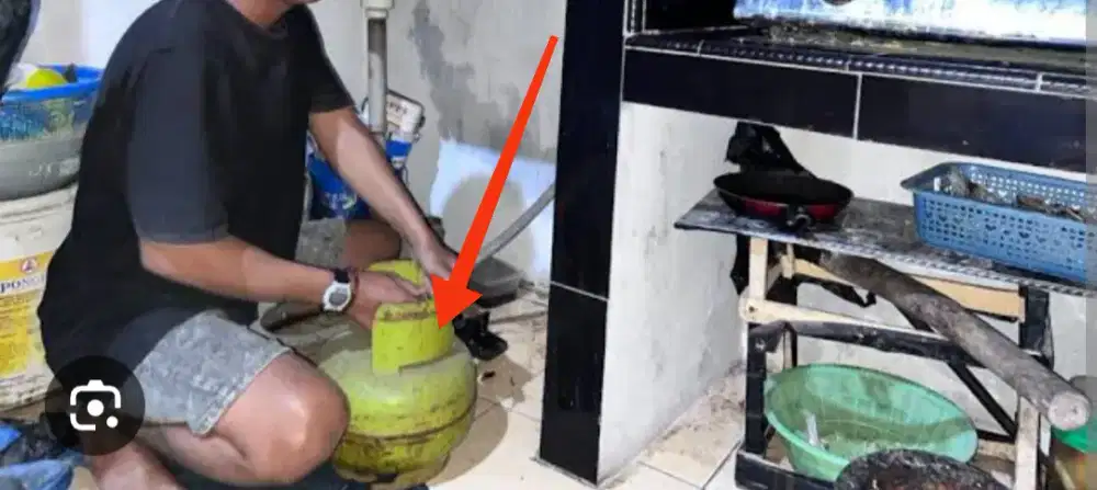 Dijual Tabung Gas Hijau Kosong
