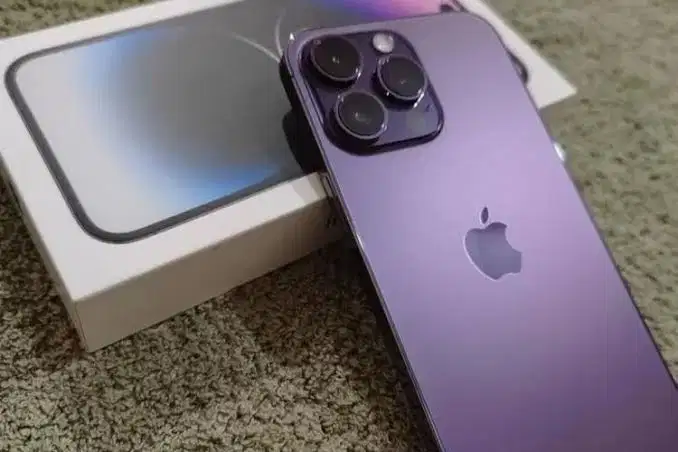 dijual iphone 14 promax 128 Purple