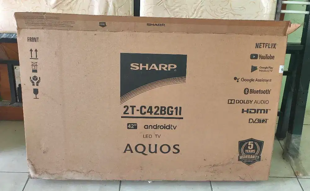 Sharp Android TV 42 2T-C42BG1I – Mesin & Part Normal (Rusak LCD)