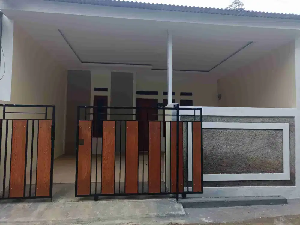 jual rumah baru minimalis luas 79mtr SHM full renovasi 315juta KPR bank syariah 320 DP 5juta all in