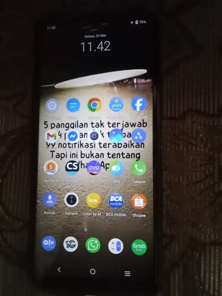 Vivo Y15s RAM 3 64GB Second Berkualitas Masih Original Warna Biru