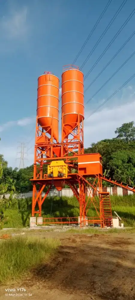 READY Batching Plant 60–80 M3/Jam | Silo 120 Ton Full Otomatis PT ABS