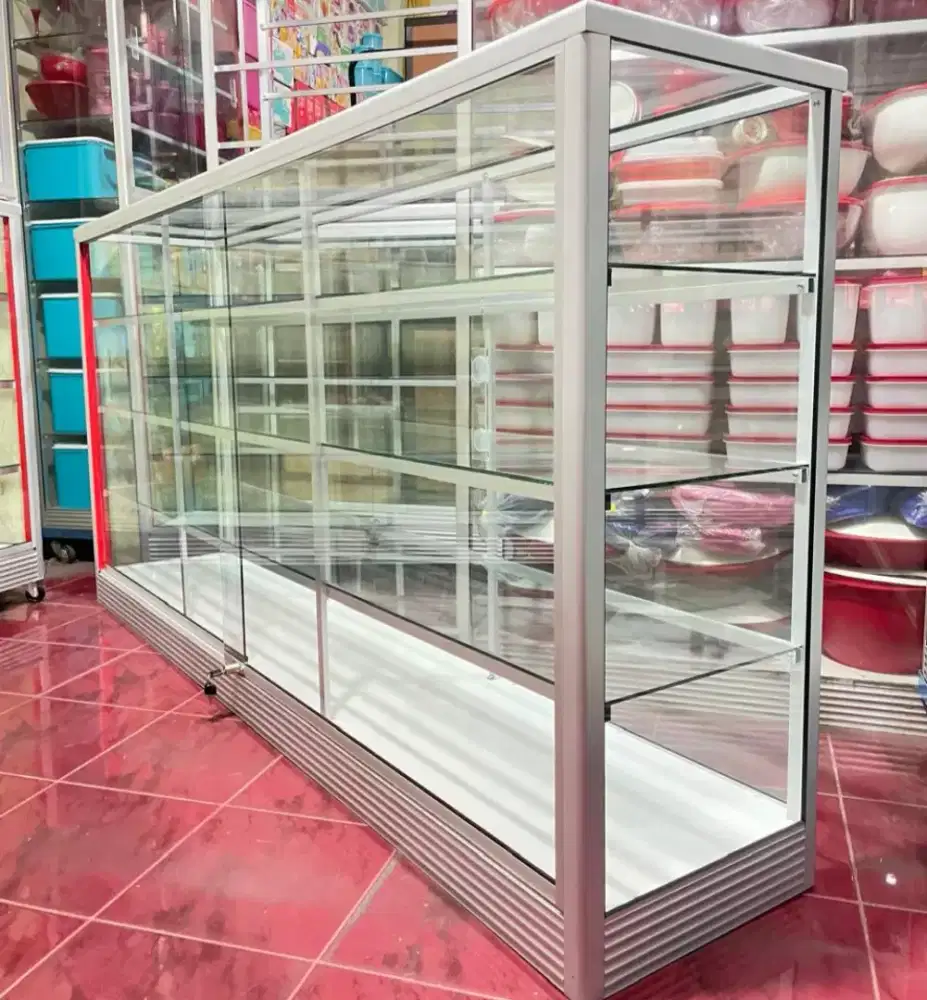 Etalase Panjang 2M x 1M Multifungsi