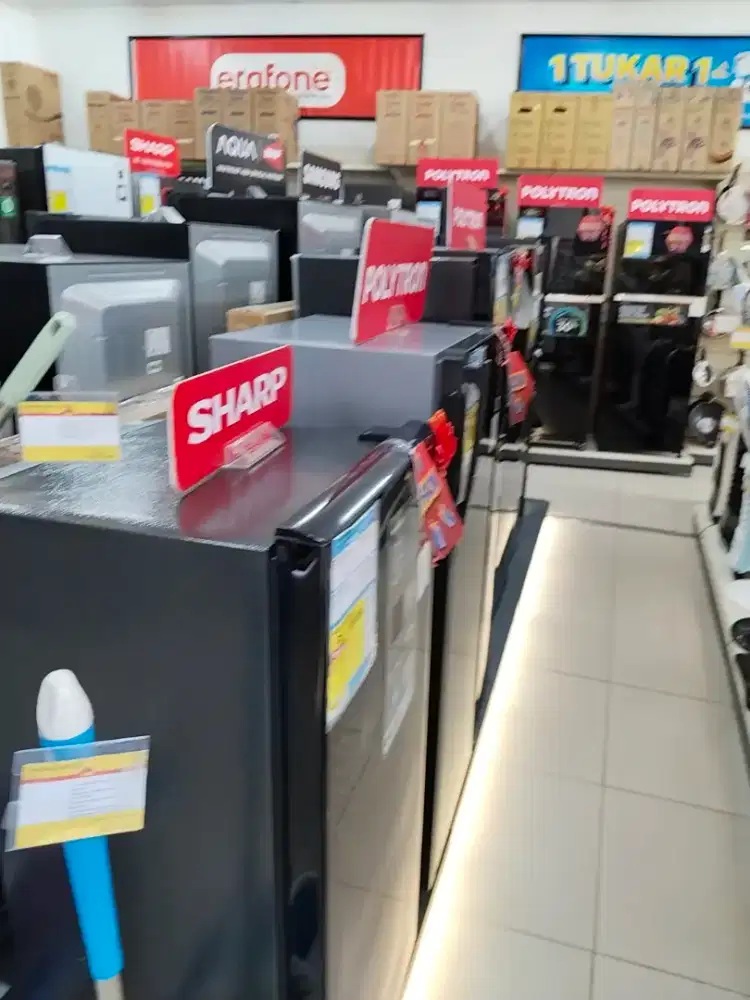 Promo Cicilan elektronik kulkas dan freezer 0%