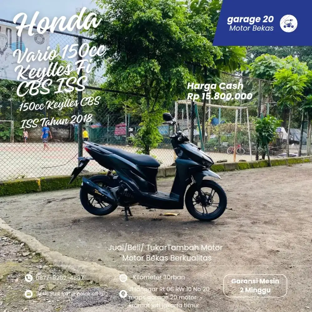 Honda vario 150cc Keyles cbs iss esp tahun 2018