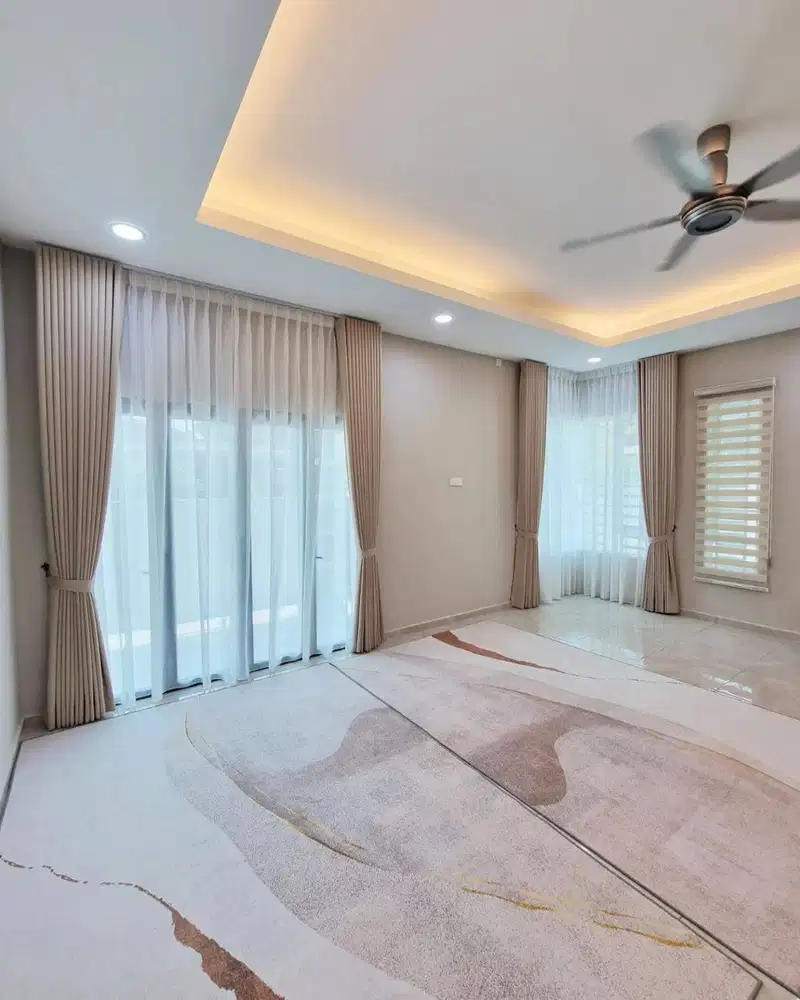 Tukang Tirai Gorden Jendela Gordyn Mewah Hordeng Model Terbaru Murah