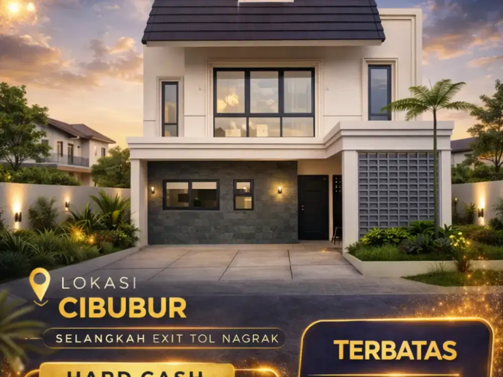 Harga 1 M Dapat Rumah Mewah di Cibubur + Free 3 AC! Terbatas!