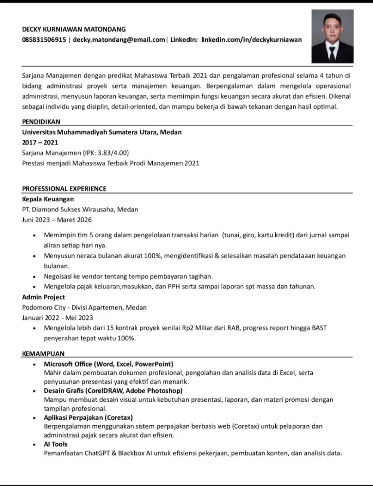 Mencari pekerjaan administrasi,dan akuntan