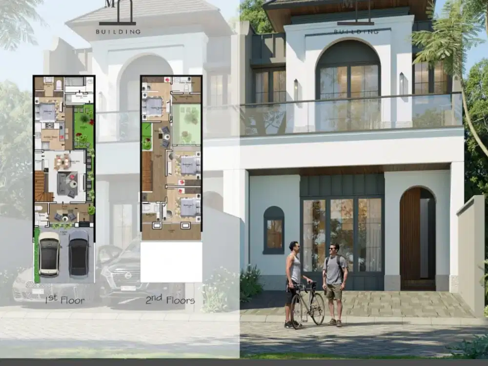 1808. Dijual Rumah Baru Manyar Tirtoyoso Utara Sukolilo Surabaya