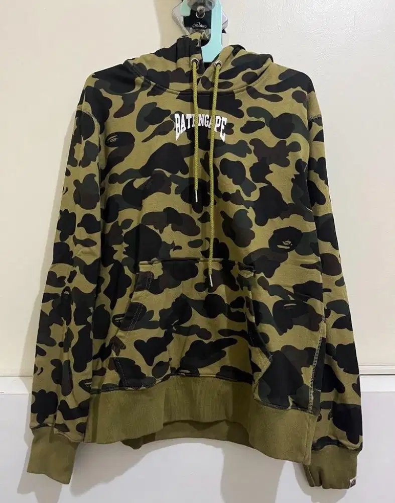 A bathing ape camo hooded