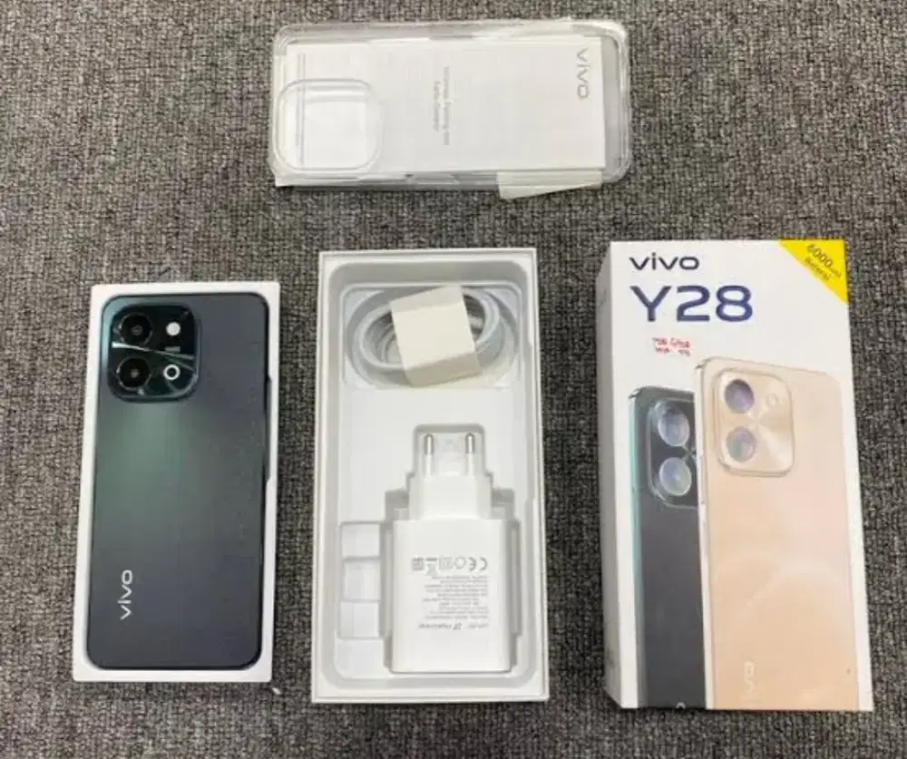 Murah hp vivo Y28 ram 8/256 lkp mulus normal, bs TT