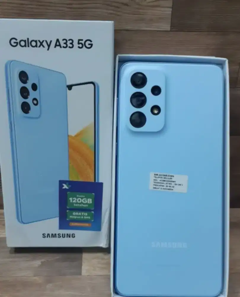 Murah hp samsung A33 5G 8/128 lkp mulus, bs TT