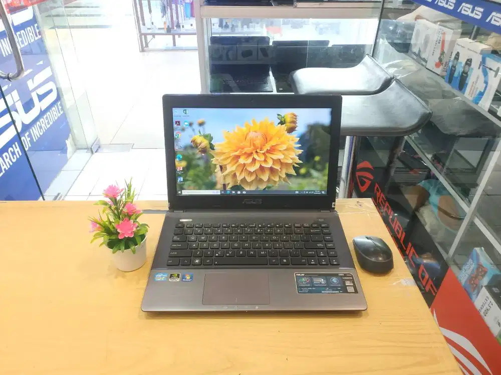 dijual laptop asus k45vs nvidia geforce siap pake