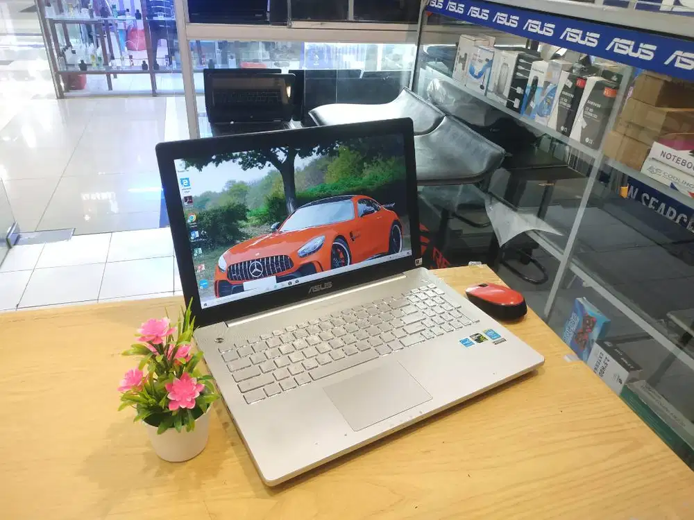 dijual laptop asus n550jk nvidia geforce siap pake