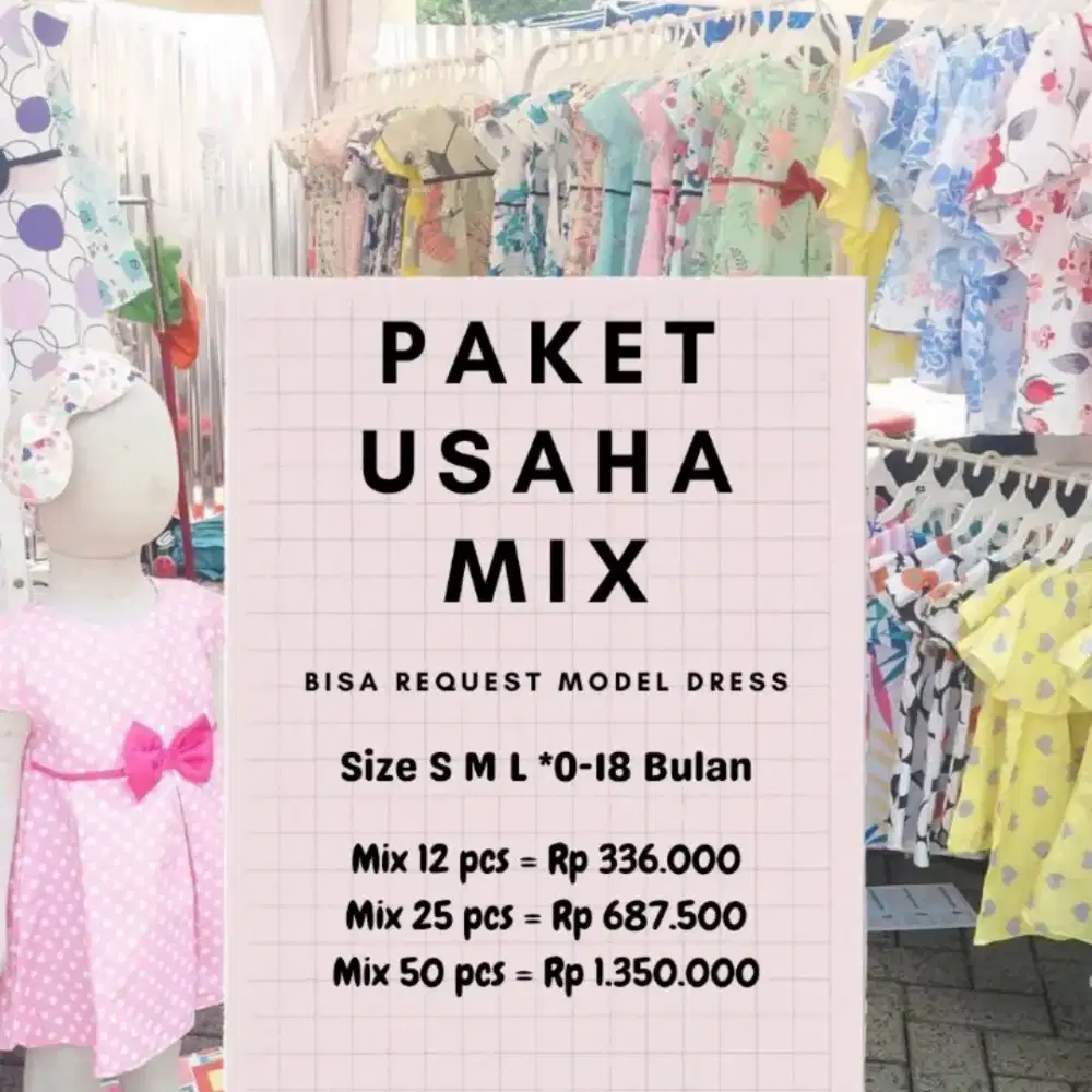 Paket Usaha Pakaian Anak - Dewasa