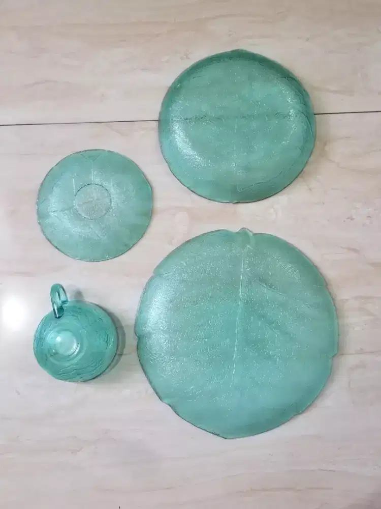 1 set piring cangkir arcoroc france