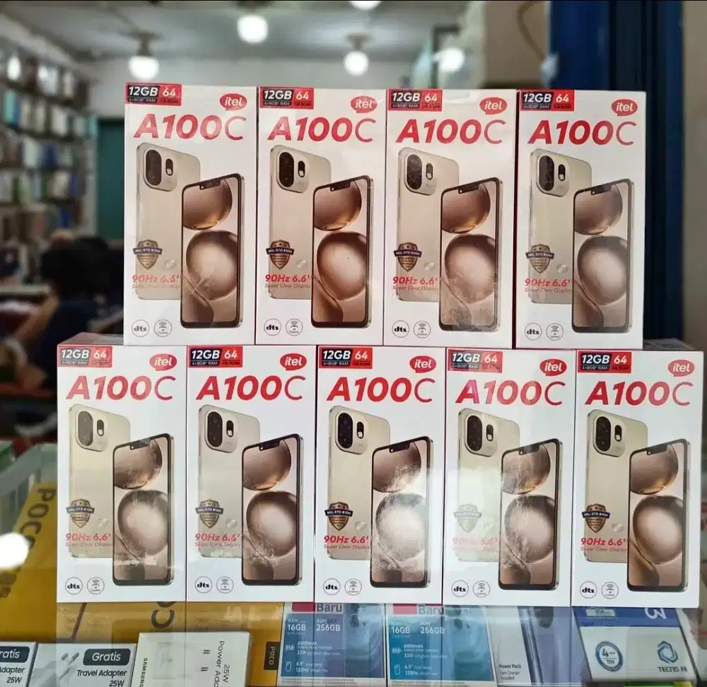 Itel A100C 4+4/64 SEGEL BOX