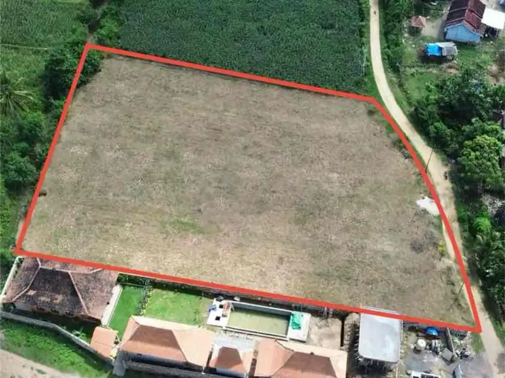 Tanah SHM 39 Are Dekat Pantai Selong Belanak (Serangan) – Pinggir Jalan, Area Villa & Komplek Bule!