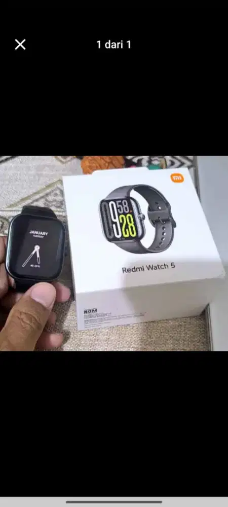 Smartwatch xiaomi redmi watch 5 hitam