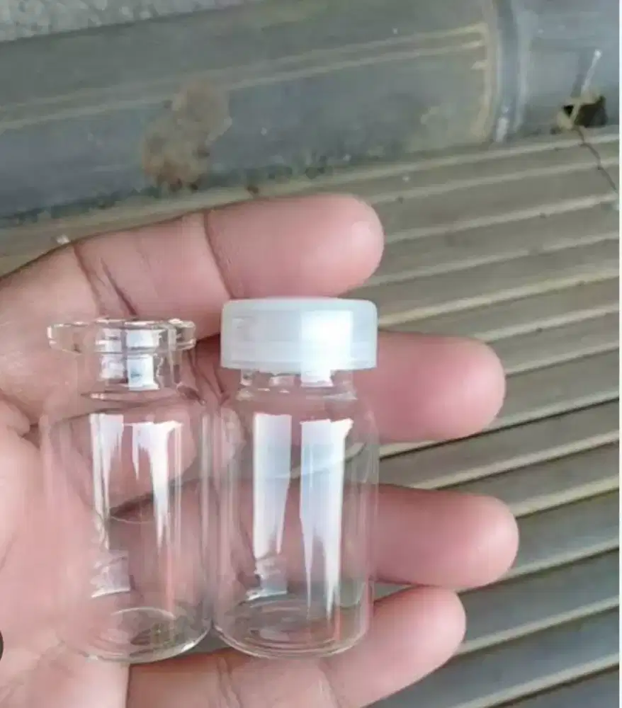 Botol vial 10ml tutup plastik