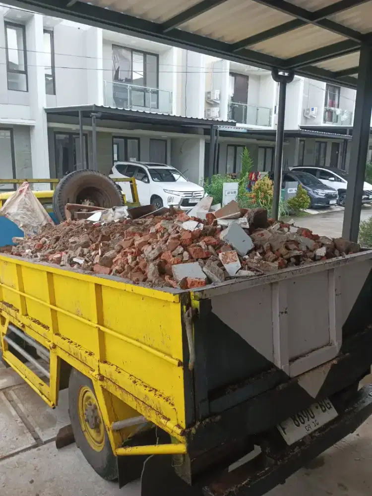 Jasa angkut puing dan jual beli pasir dan batu