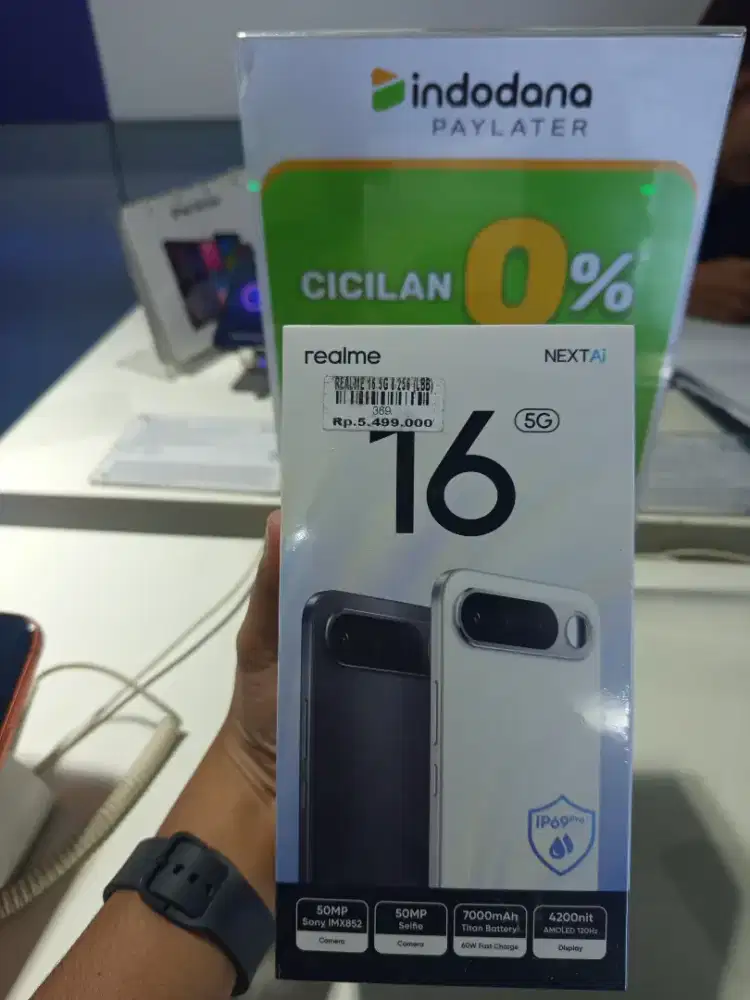 REALME 16 5G 8/256 GB READY STOCK DI TOKO ATLANTIS JEMPONG