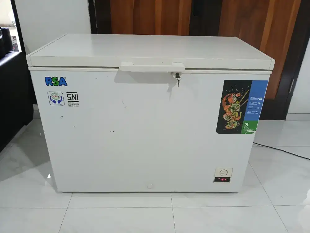 Freezer Box Merk RSA 300 Liter mulus murah bandung