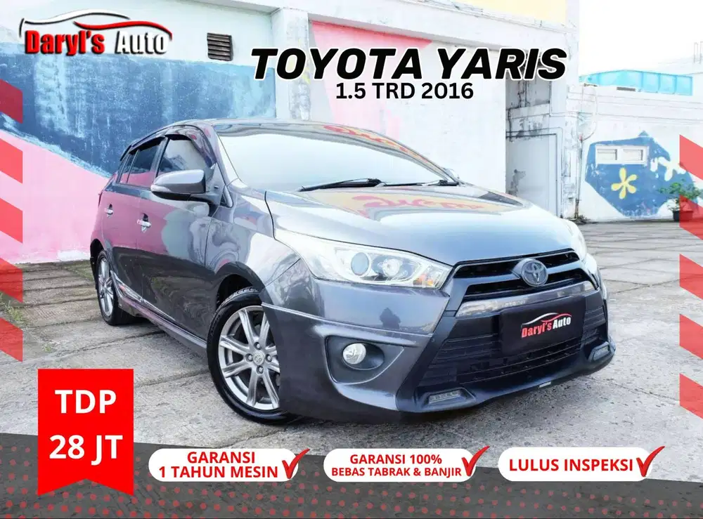 2016 Toyota Yaris 1.5 TRD AT tdp 28jt