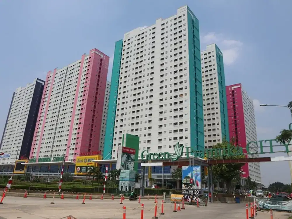 Apartemen Green Pramuka City 2BR Tower Orchid Lt 7, View City, Harga Nego