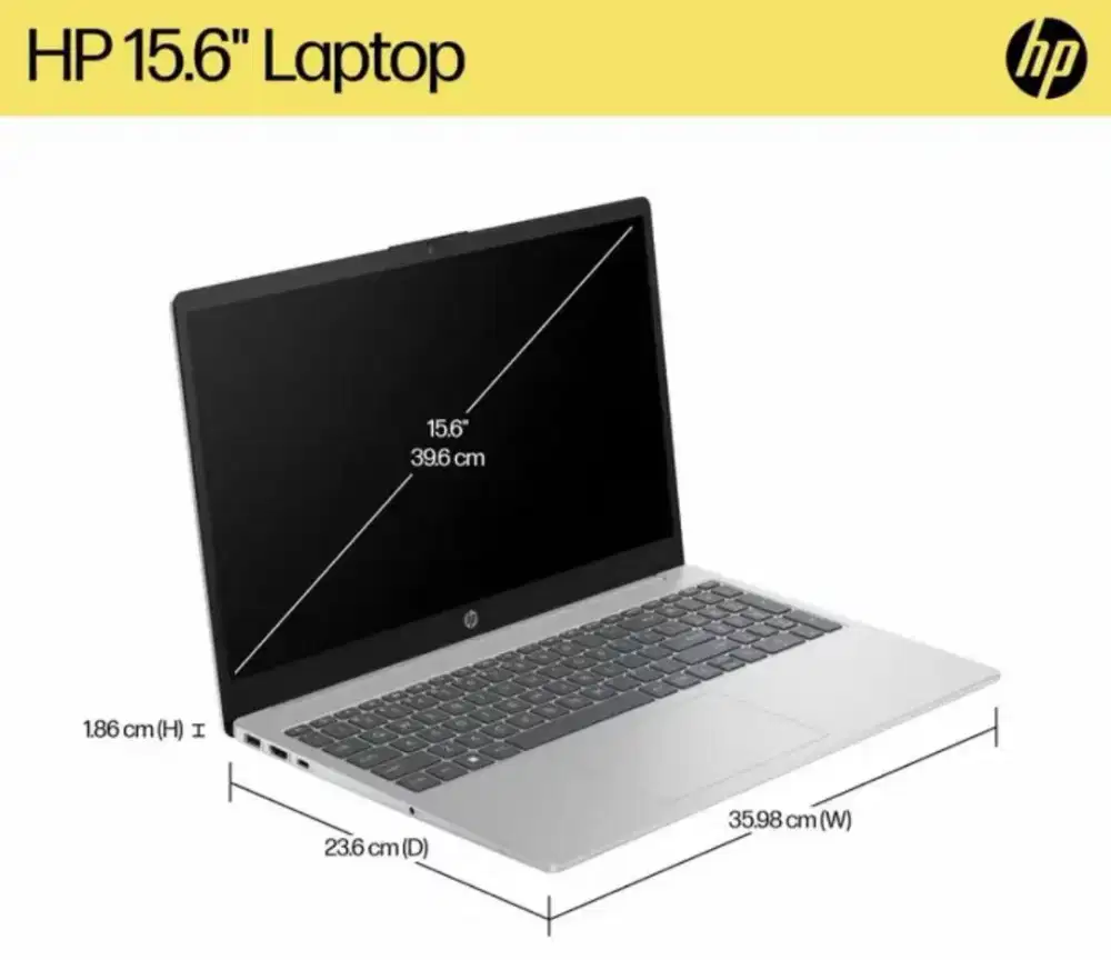Laptop HP 15,6 inch Segel Tidak jadi pakai