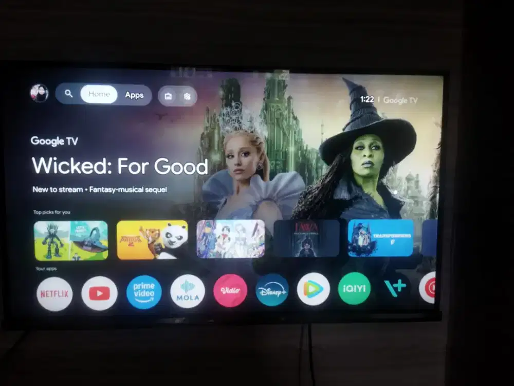 Tv baru no minus pemakaian 4bulan