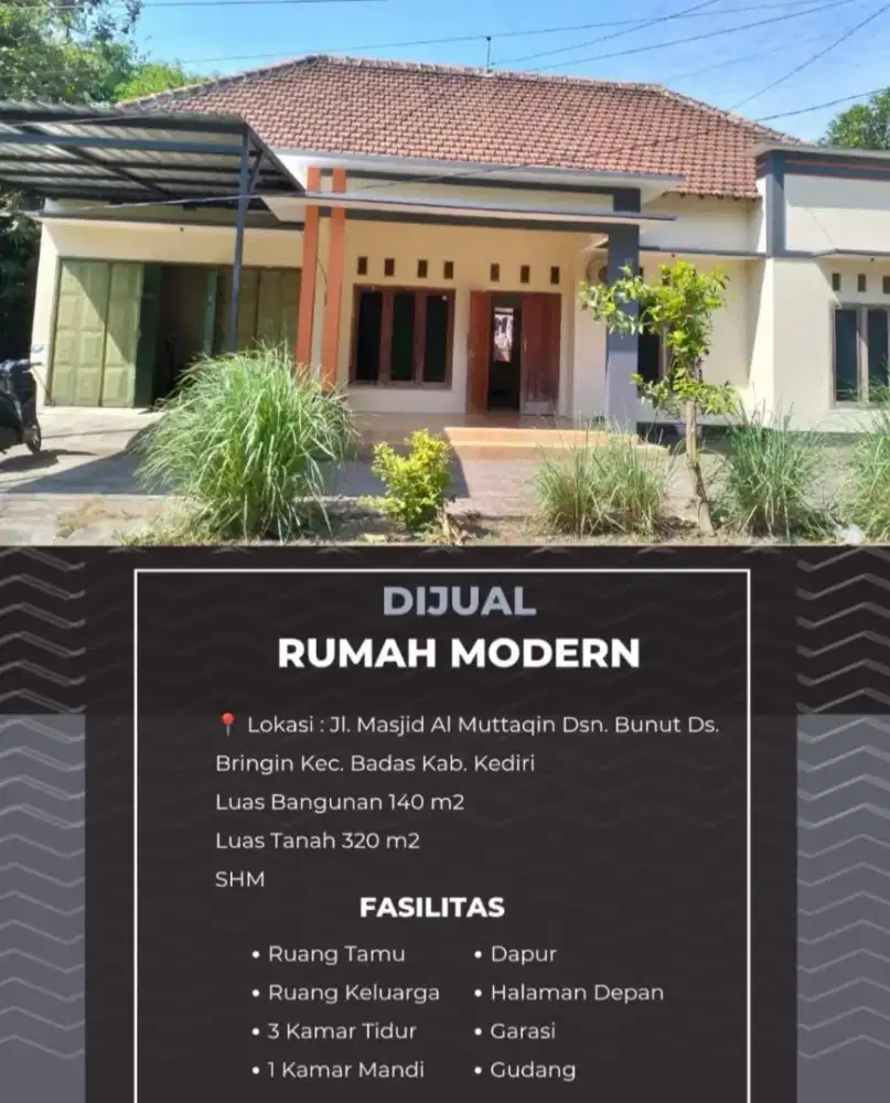 Di jual Rumah Modern