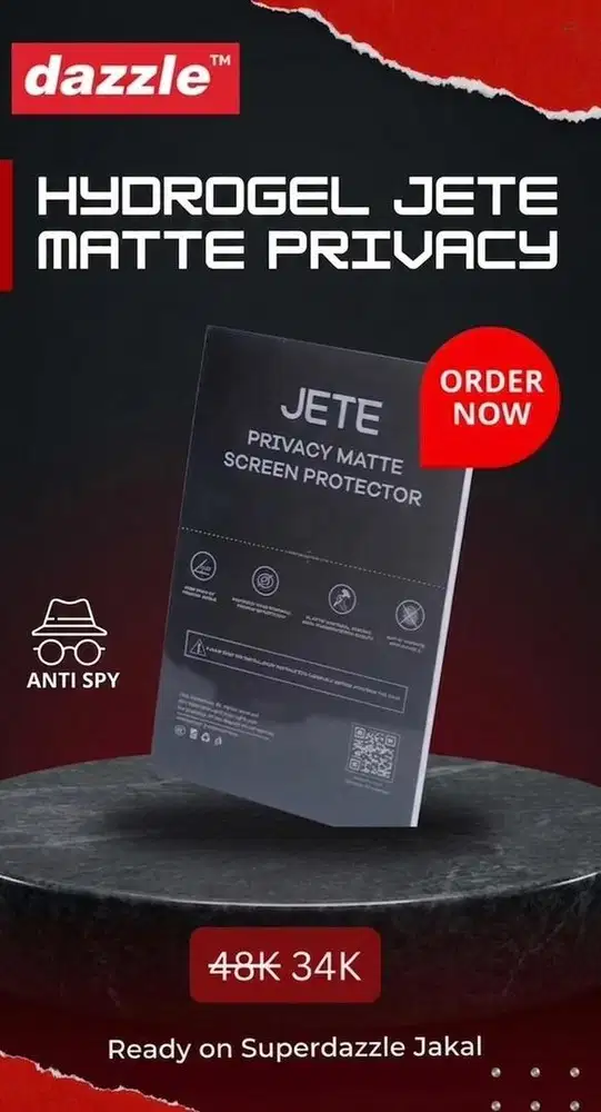 SG hydrogel jete anti spy