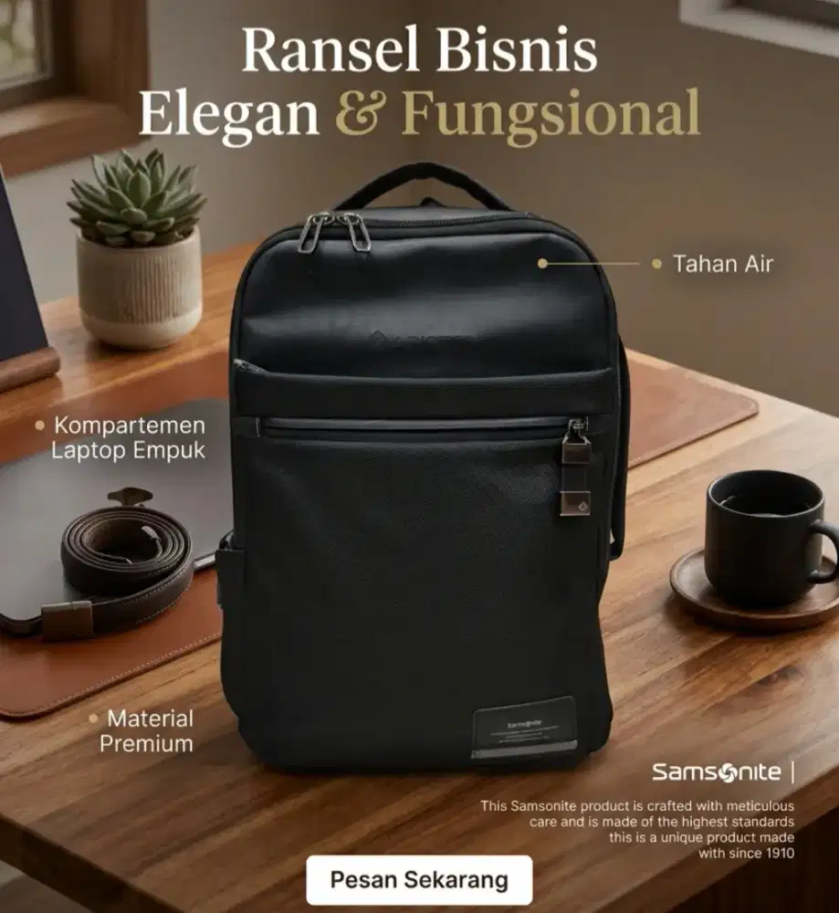 Tas ransel Samsonite Vestor original 100%