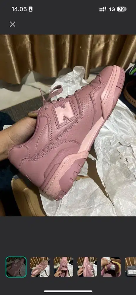 New Balance 550 Monochromatic Rosewood