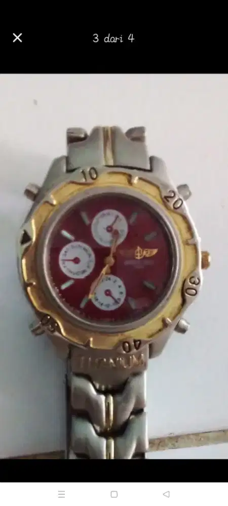 Merk: TITANIUM. Tinggal pasang baterai. Langsung nyala normal.