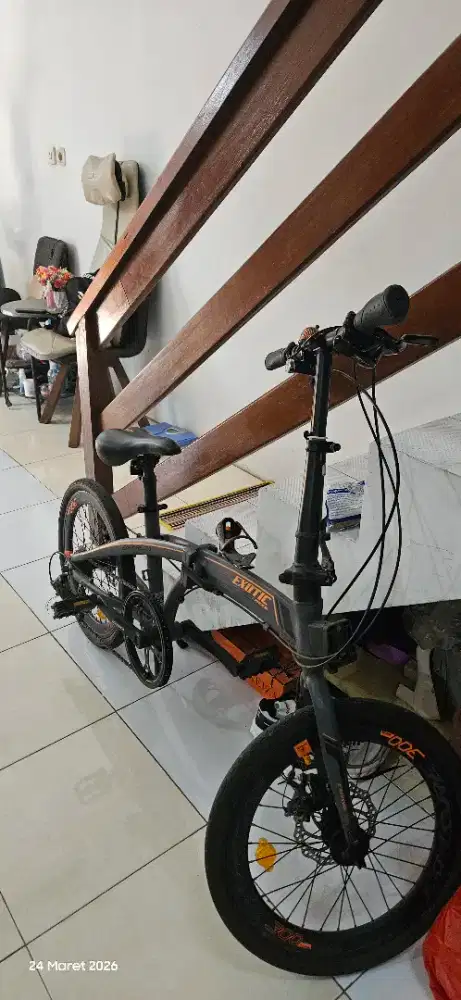 Sepeda exotic lipat warna grey