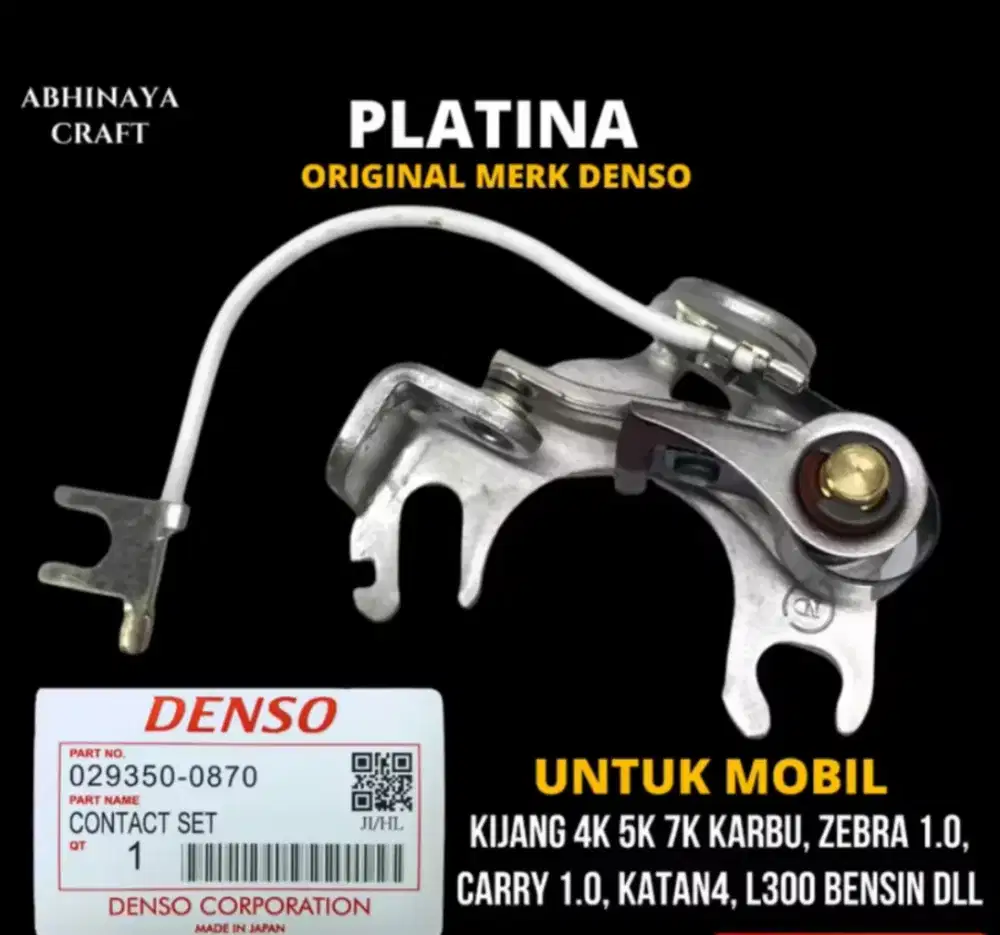 Platina mobil origional Denso.
