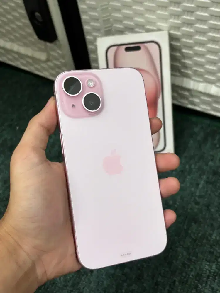 iphone 15 pink 128gb ibox fullset. hb96% cc202