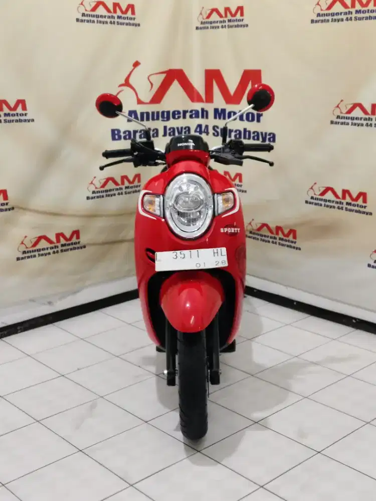 Siap pakai scoopy sporty Tahun 2018 Warna merah