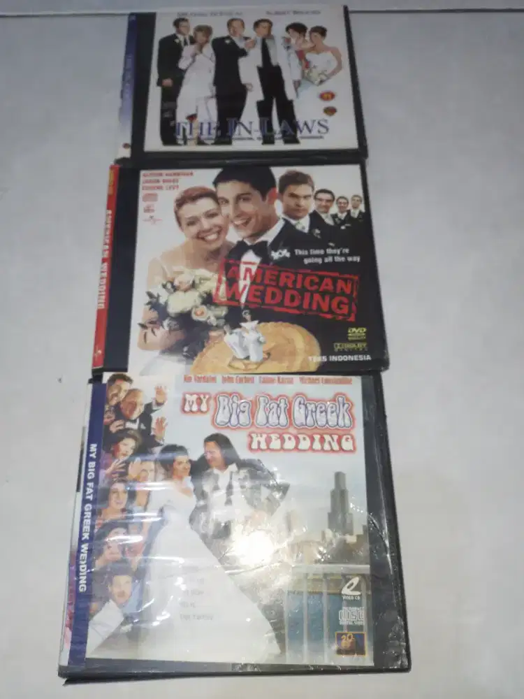 Koleksi vcd wedding, ada 3 judul 6pcs, masing2 judul ada 2pcs, nego
