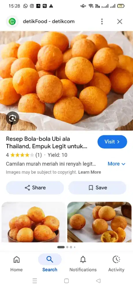 karyawan jaga stand bola ubi gorengan dll di pasar sinpasa