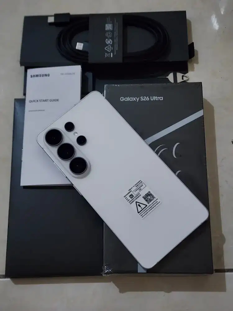 Samsung S26 Ultra 5G 12/512Gb, warna Putih SEIN,kondisi 100% Sempurna