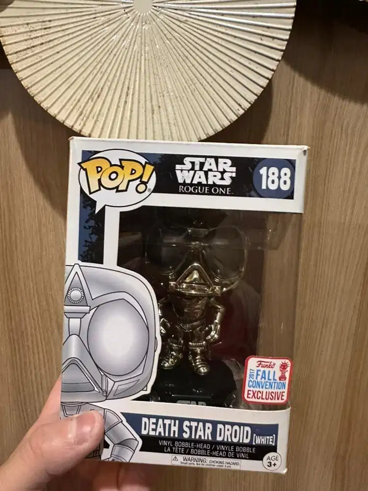 Funko Pop! Star Wars #188 – Death Star Droid (White)